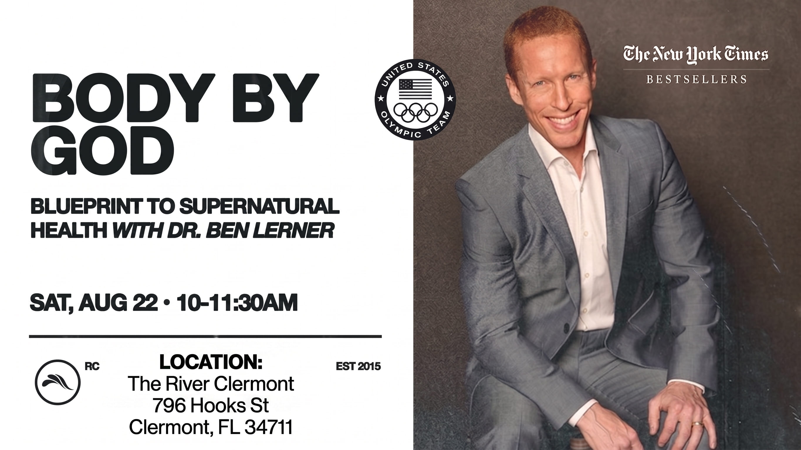 Body By God with Dr. Ben Lerner event artwork